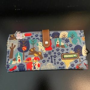 Lily Bloom Wallet with Dogs